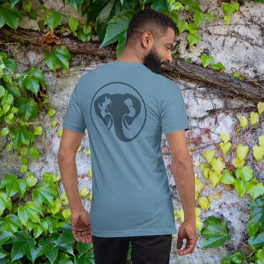 Steel Blue T-Shirt - Akina Emblem